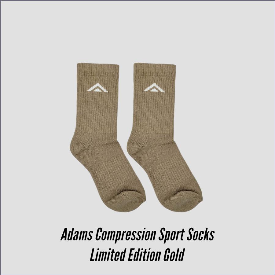  Adams Footwear Limited Edition Standard Gold Clothing + Training Adams Sports Socks